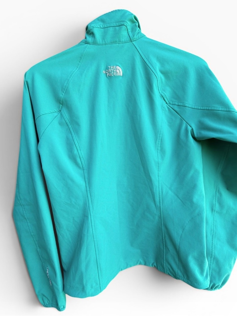 The North Face Women's TNF Apex 1/2 Zip Windbreaker Jacket Teal Green Medium - Picture 8 of 14